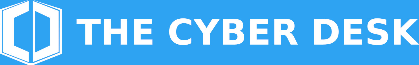 The Cyber Desk White Logo